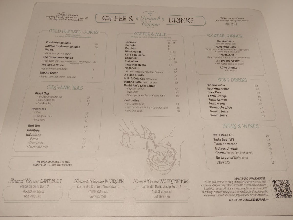 Menu Brunch Corner - Sant Bult-9